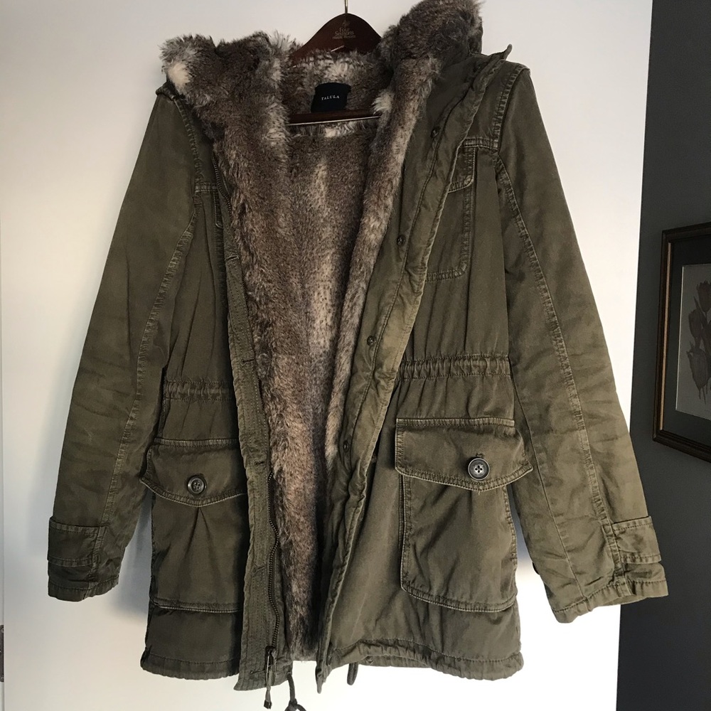 Talula Aritzia Jacket Green